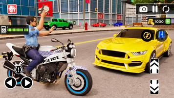 Motorbike 3D: Police Bike Game Affiche