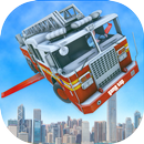 Flying Robot Fire Truck Game APK