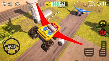 Flying Car Games 3D Simulator poster