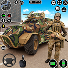 ikon Game Mobil Tentara Mengemudi