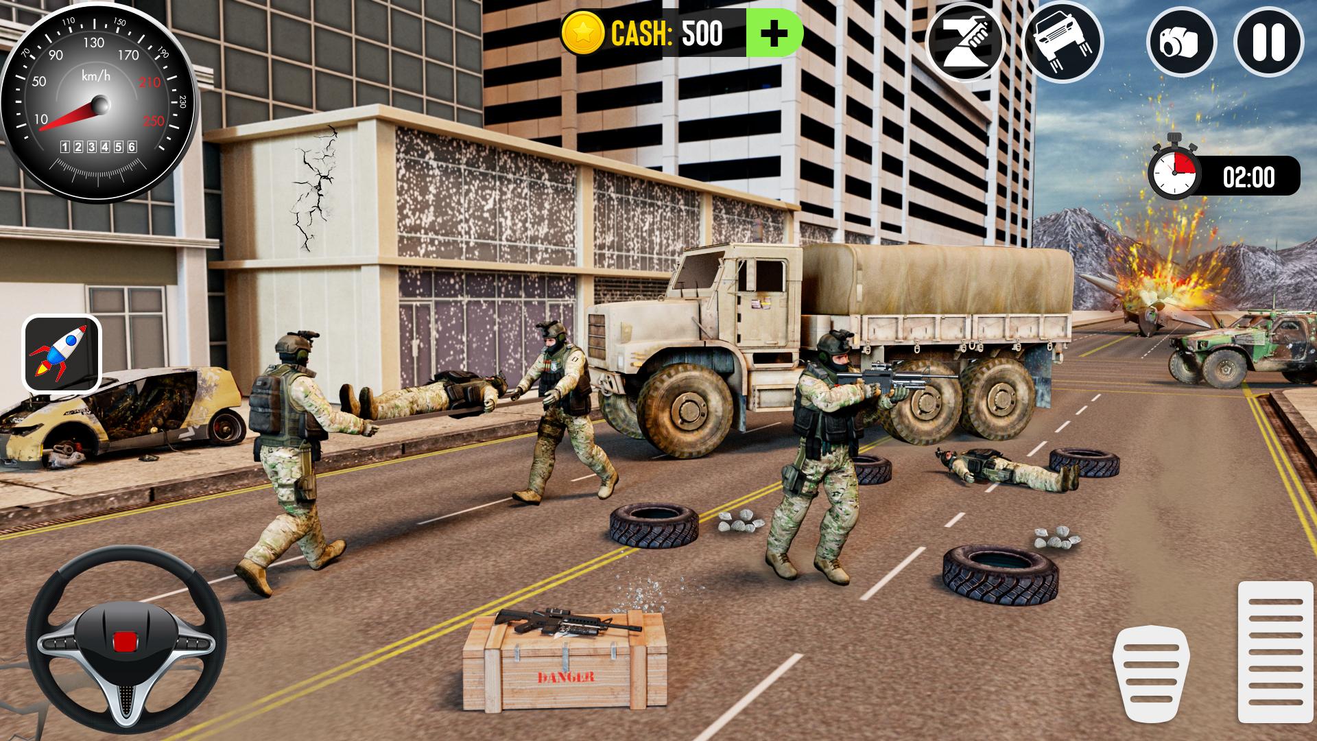 Android İndirme için Asker Arabası Araba Oyunu APK
