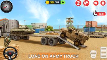 Game Mobil Tentara Mengemudi screenshot 2