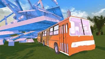 Bus-Abriss-Simulation Plakat