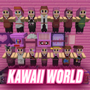 Kawaii World in Minecraft Mods APK