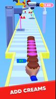 Cake Donut Stack: Cake Run 3D โปสเตอร์