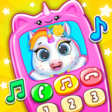 Unicorn Princess Baby Phone أيقونة