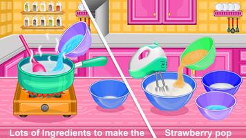 Strawberry Pops- Cooking Games capture d'écran 1