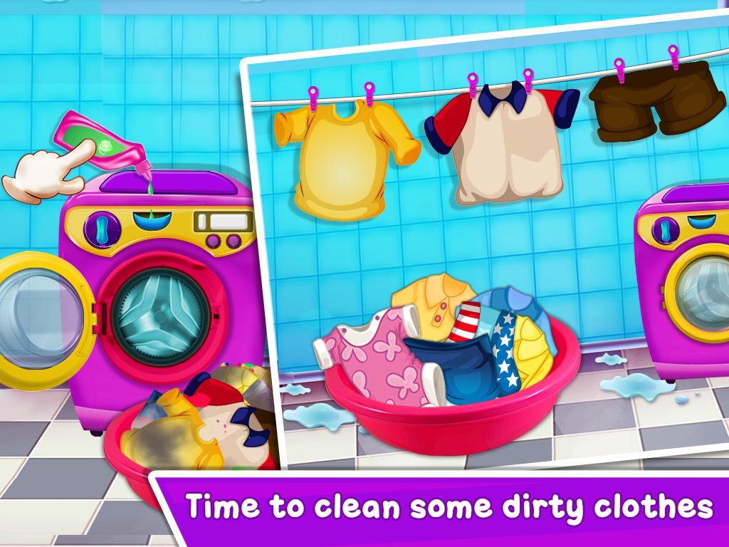 Baby Girl Cleaning Home Keep Your House Clean For Android Apk Download - our house is on fire roblox wjelly download youtube