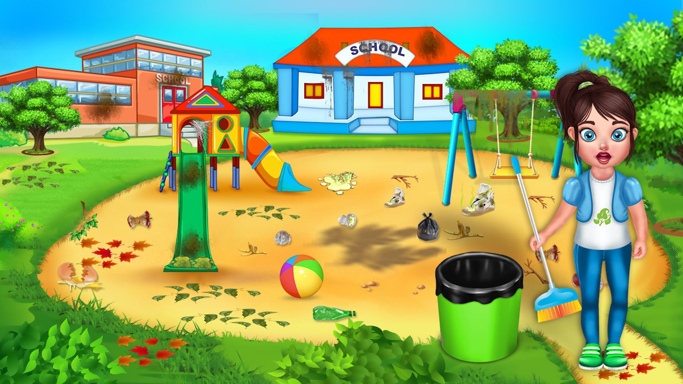 baby-girl-school-cleaning-keep-your-school-clean-for-android-apk