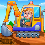 Construction Vehicles Game icône