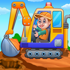 Construction Vehicles Game أيقونة