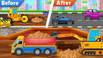 Kids Construction Vehicle Game скриншот 2