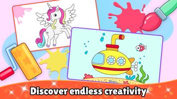 Toddler Coloring Drawing Book Ekran Görüntüsü 1