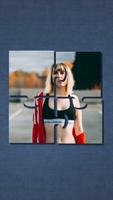 Sports Girl Puzzle plakat