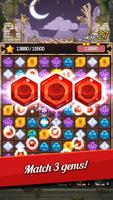 blossom match puzzle game Affiche