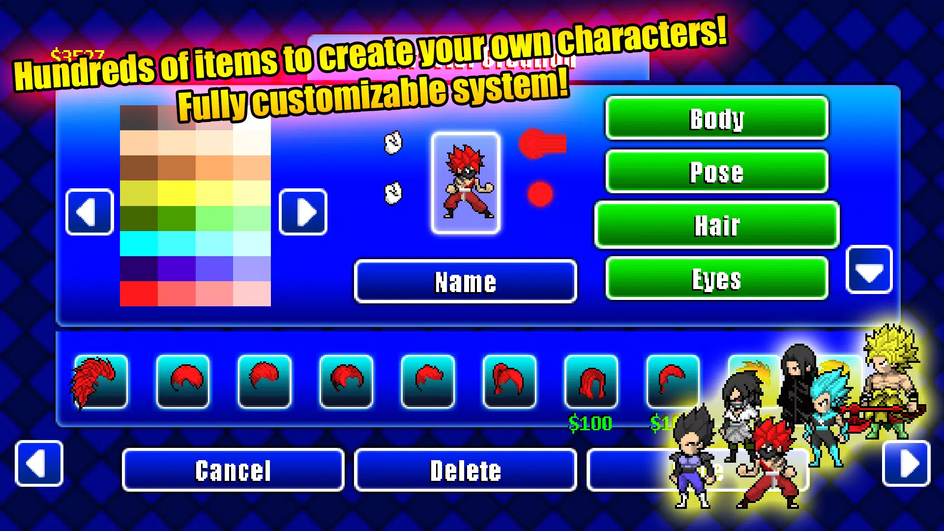 Stickman Superhero Ver. 1.9.5 MOD APK, UNLOCK ALL ITEMS