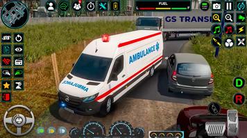 Emergency Ambulance Games 3D capture d'écran 2