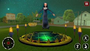 Evil Scary Nun Horror Game 3D poster