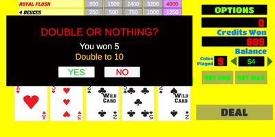 Deuces Wild - Video Poker capture d'écran 3