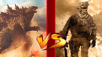 پوستر Godzilla Fight Game