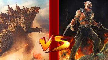 برنامه‌نما Godzilla Fight Game عکس از صفحه