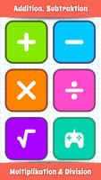 Mathe-Spiele Plakat