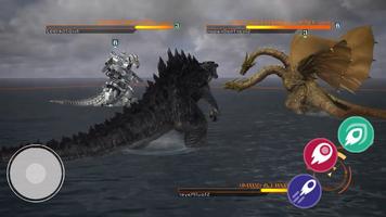 Kaiju Godzilla vs Kong City 3D Poster