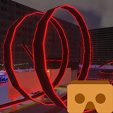 Neon Roller Coaster VR Zeichen