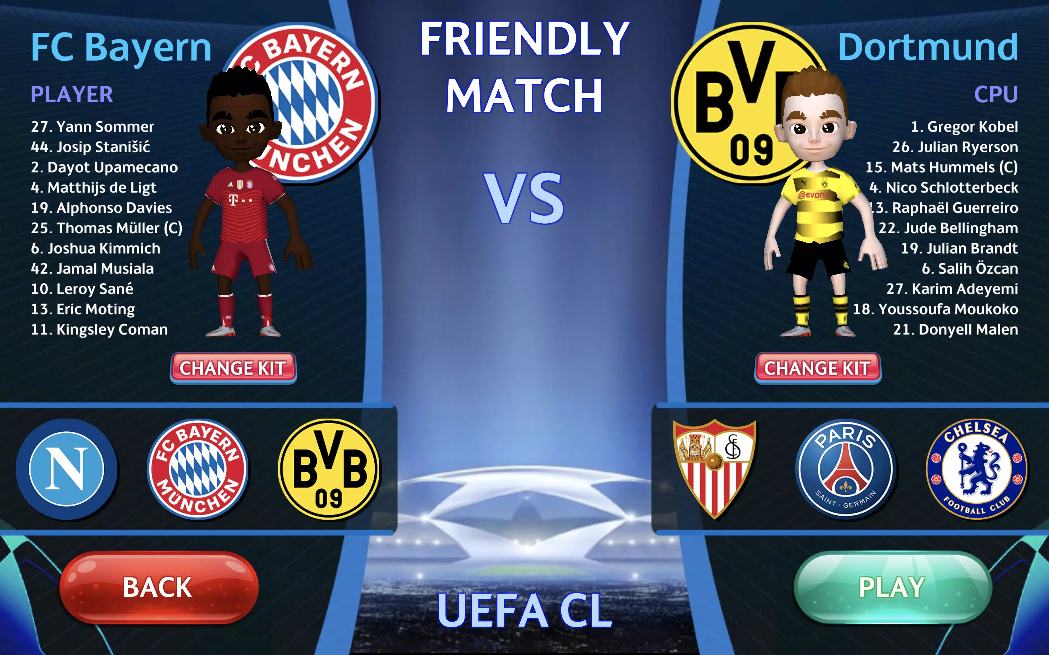 Download do APK de Champions League - UEFA Game para Android