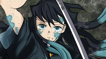 Muichiro Tokito Game Puzzle captura de pantalla 1