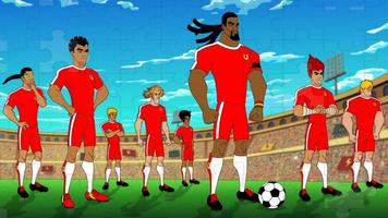 Supa Strikas Game Puzzle poster