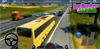 Bus Simulator : Bus Driving ảnh chụp màn hình 1