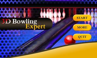 3D Bowling Expert Affiche