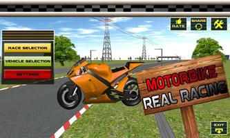 Motorbike Real Racing poster