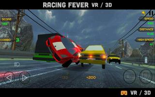 VR Racing Fever 3D : Highway Traffic Ranging Race Affiche