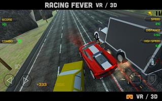 VR Racing Fever 3D : Highway Traffic Ranging Race スクリーンショット 1