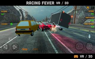 VR Racing Fever 3D : Highway Traffic Ranging Race capture d'écran 2