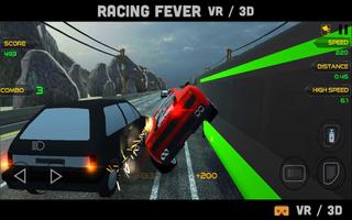 VR Racing Fever 3D : Highway Traffic Ranging Race capture d'écran 3