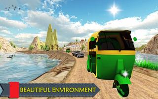 Real Auto tik tik Rikshaw driv captura de pantalla 2