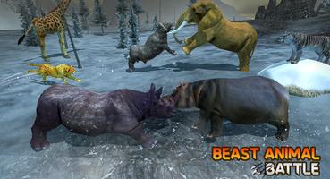 Beast animal battle simulator poster