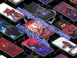 Spider Superhero Man Wallpaper Plakat