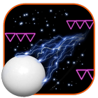 Neon ball infinity icon