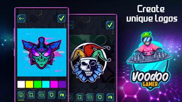 Gaming Logo Maker Design Ideas poster