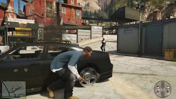 GTA 5 Theft autos Gangster पोस्टर