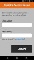 Registra Accessi Sociali постер