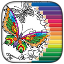 Livre de coloriage floral jardin - gratuit APK