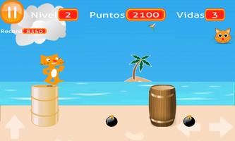 Gatito Playa Infantil contra M screenshot 1