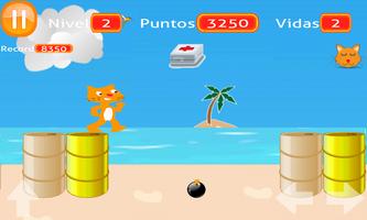 Gatito Playa Infantil contra M screenshot 2