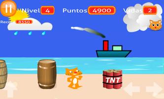 Gatito Playa Infantil contra M screenshot 3