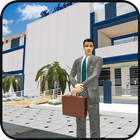 Virtual manager tycoon step dad: manager games ไอคอน